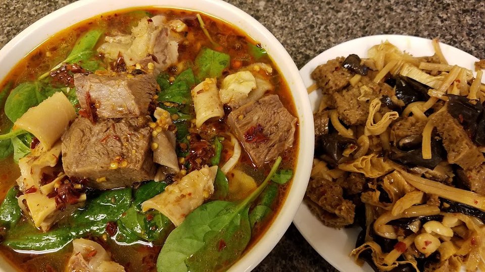 Spicy Beef Rough Flank Noodle Soup